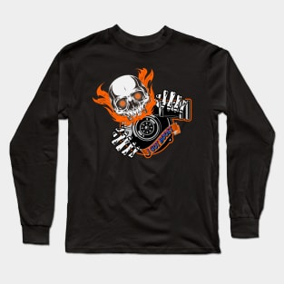 Turbo Skull I Got Boost Long Sleeve T-Shirt